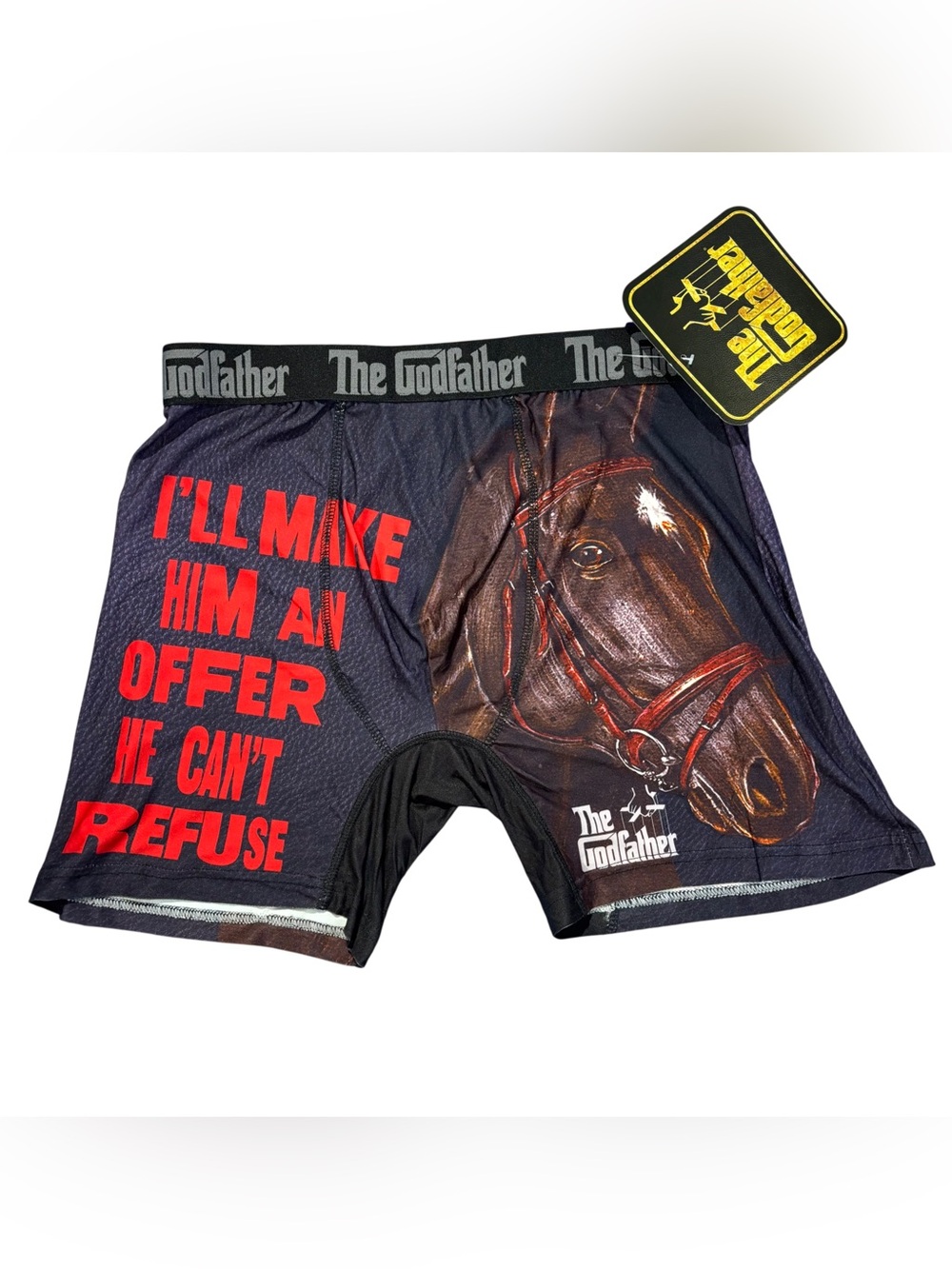 The Godfather I’ll Make Him an Offer He Can’t Refuse Men's Large Boxer Briefs